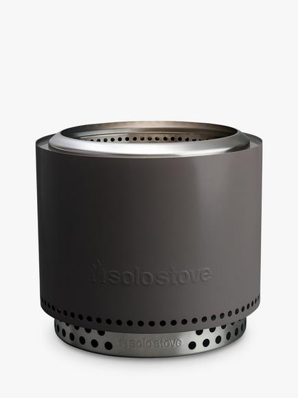 Solo Stove Bonfire 2.0 Stainless Steel Portable Smokeless Firepit & Stand, Black