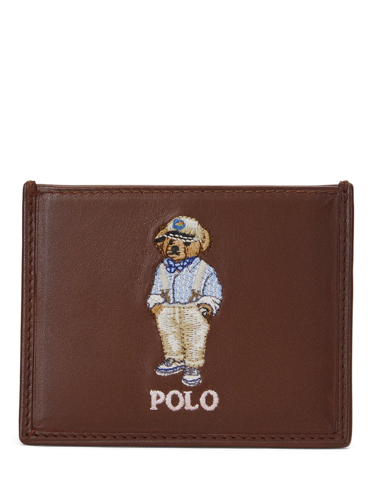 Polo Ralph Lauren Small Leather Card Case Chestnut Brown