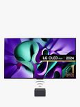 LG OLED83M49LA (2024) OLED HDR 4K Ultra HD Smart TV, 83 inch with Freeview Play/Freesat HD, Dolby Atmos, One Wall Design & Wireless 4K Connectivity, Light Satin Silver