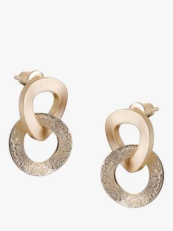Tutti Unity Drop Earrings, Gold