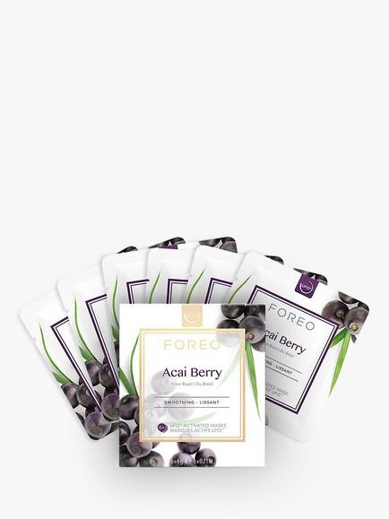 FOREO Acai Berry UFO Face Mask, Pack of 6, Multi Multi