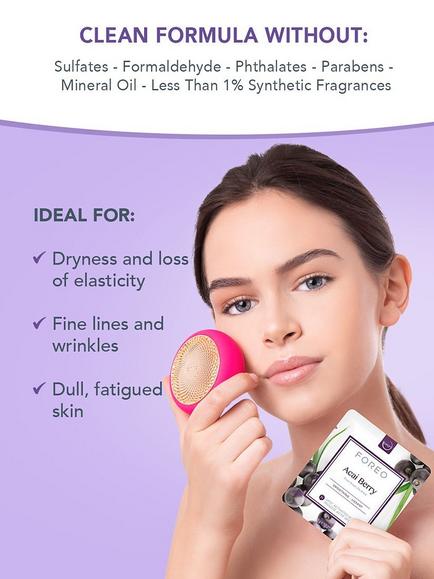 FOREO Acai Berry UFO Face Mask, Pack of 6 - view 2, Multi Multi