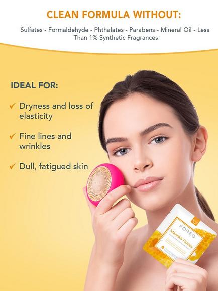 FOREO Manuka Honey UFO Face Mask, Pack of 6 - view 2, Multi Multi