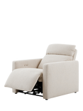 Halo Ridley Recliner Chair, Easy Clean Natural Linen