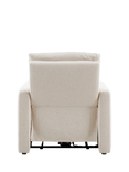 Halo Ridley Recliner Chair, Easy Clean Natural Linen