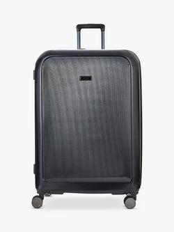 Rock Austin 8-Wheel 70cm Expandable Medium Suitcase - view 2, Black