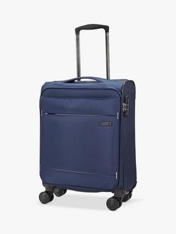 Rock Deluxe Lite 8-Wheel 55cm Cabin Case, Navy