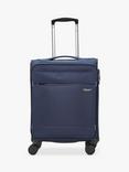 Rock Deluxe Lite 8-Wheel 55cm Cabin Case, Navy
