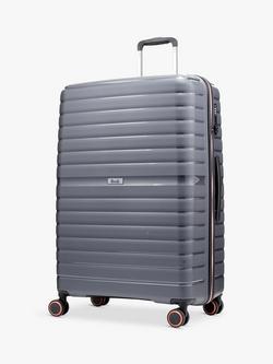 Rock Hydra Lite 8-Wheel Hard Shell Suitcase, Set of 3 - view 2, Charcoal