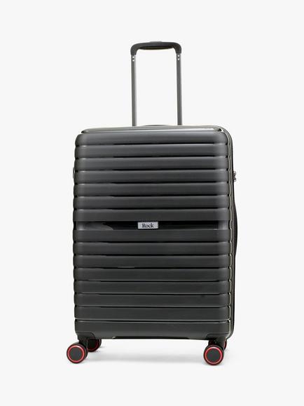 Rock Hydra Lite 8-Wheel 65.5cm Medium Suitcase - view 2, Black
