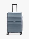 Rock Hydra Lite 8-Wheel 65.5cm Medium Suitcase, Blue