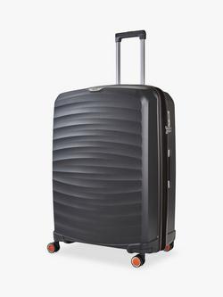 Rock Sunwave 8-Wheel Expandable Hard Shell Suitcase, Set of 3 - view 2, Charcoal