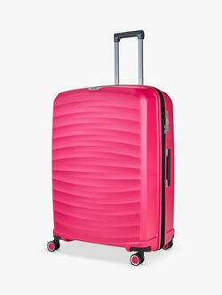Rock Sunwave 8-Wheel Expandable Hard Shell Suitcase, Set of 3 - view 2, Pink