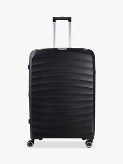 Rock Sunwave 8-Wheel 79cm Expandable Large Suitcase - view 2, Black