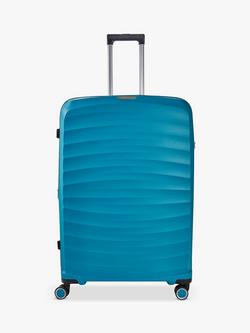Rock Sunwave 8-Wheel 79cm Expandable Large Suitcase - view 2, Blue
