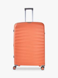 Rock Sunwave 8-Wheel 79cm Expandable Large Suitcase - view 2, Peach