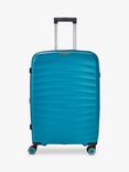 Rock Sunwave 8-Wheel 66cm Expandable Medium Suitcase, Blue