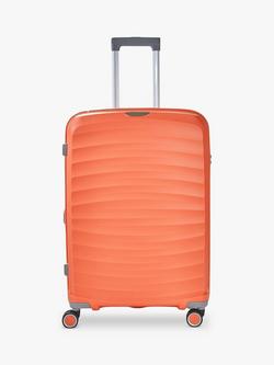 Rock Sunwave 8-Wheel 66cm Expandable Medium Suitcase - view 2, Peach
