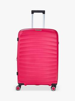Rock Sunwave 8-Wheel 66cm Expandable Medium Suitcase - view 2, Pink