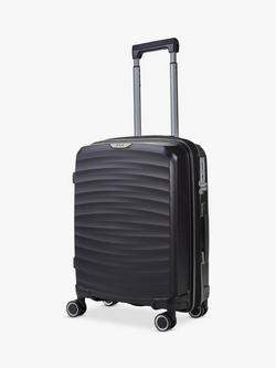 Rock Sunwave 8-Wheel 54cm Expandable Cabin Case, Black