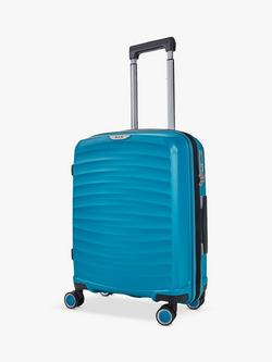 Rock Sunwave 8-Wheel 54cm Expandable Cabin Case, Blue