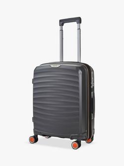Rock Sunwave 8-Wheel 54cm Expandable Cabin Case, Charcoal