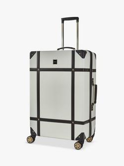 Rock Vintage 8-Wheel Hard Shell Suitcase, Set of 3 - view 2, Cream