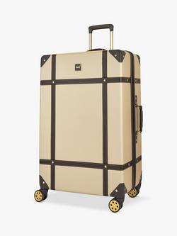 Rock Vintage 8-Wheel Hard Shell Suitcase, Set of 3 - view 2, Gold