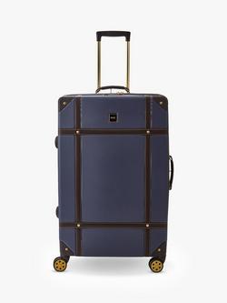 Rock Vintage 8-Wheel 78cm Large Suitcase - view 2, Navy