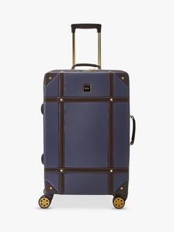 Rock Vintage 8-Wheel 68cm Medium Suitcase - view 2, Navy