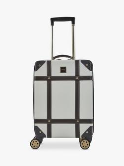 Rock Vintage 8-Wheel 55cm Cabin Case - view 2, Cream