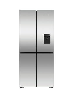 Fisher & Paykel Series 7 RF500QNUX1 Freestanding 60/40 American Fridge Freezer, Stainless Steel, Stainless Steel