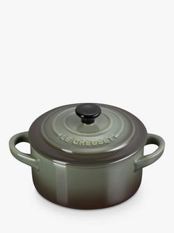 Le Creuset Stoneware Petite Round Casserole - view 2, Thyme