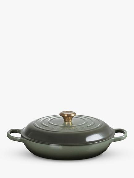 Le Creuset Cast Iron Signature Shallow Casserole - view 2, Thyme