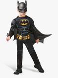 Rubies Kids' Deluxe Batman Costume, Multi