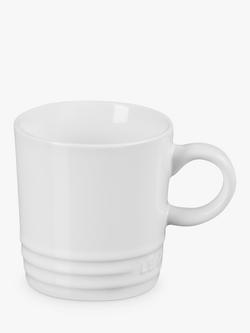 Le Creuset Stoneware Espresso Mug, 100ml, White