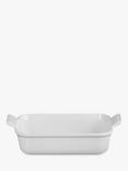 Le Creuset Stoneware Deep Rectangular Oven Dish, White