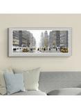 John Lewis Jon Barker 'New York Crossing' Framed Print, 54 x 109cm, Multi