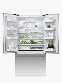 Fisher & Paykel Series 7 RF540ADUX6 Freestanding 70/30 American Style Fridge Freezer, Stainless Steel - view 2, Silver