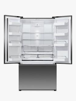 Fisher & Paykel Series 7 RF540ANUB6 Freestanding 70/30 American Style Fridge Freezer, Black Stainless Steel - view 2, Black Stainless Steel