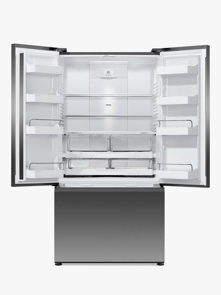 Fisher & Paykel Series 7 RF540ANUB6 Freestanding 70/30 American Style Fridge Freezer, Black Stainless Steel - view 2, Black Stainless Steel