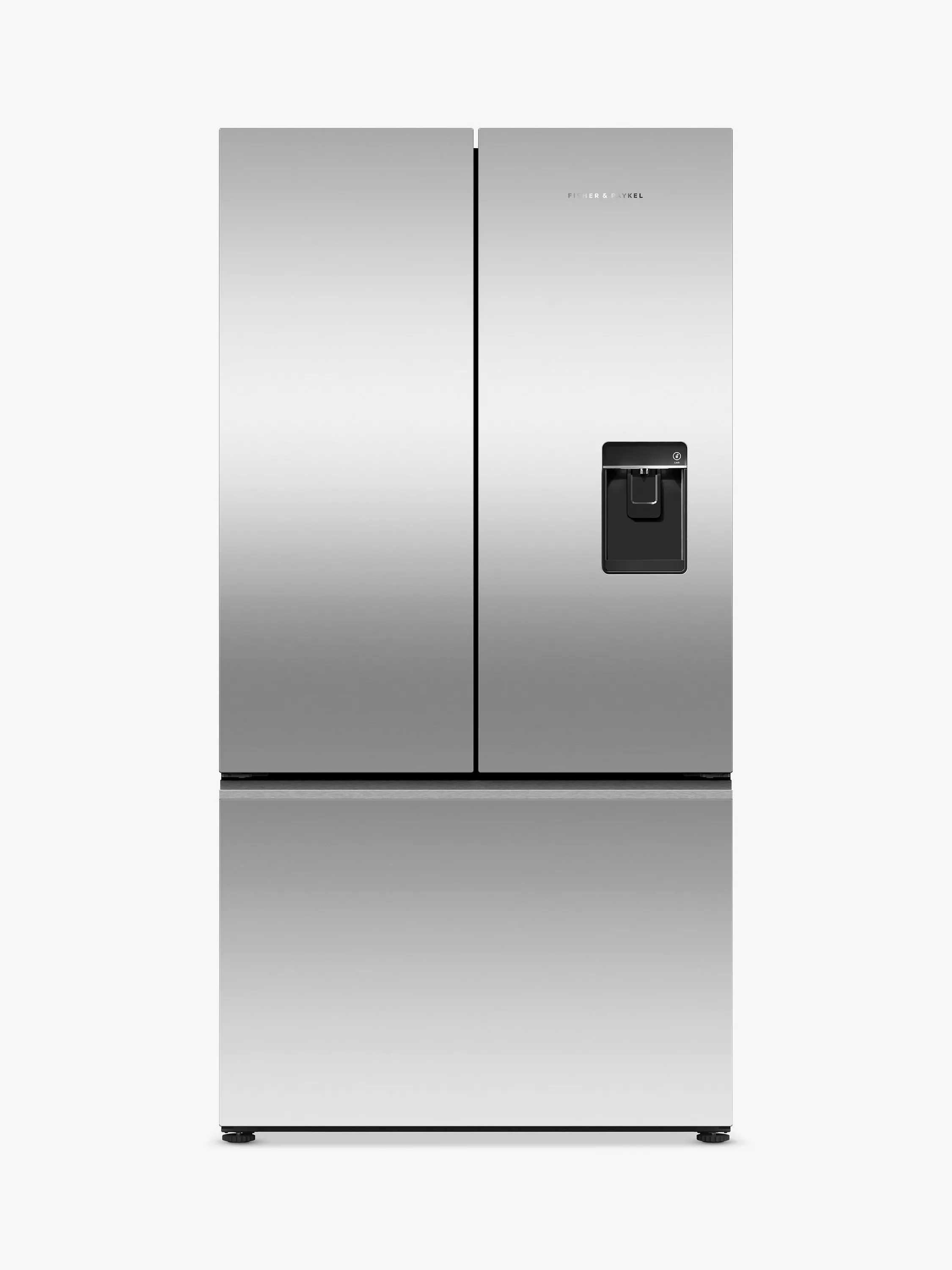 Fisher & Paykel Series 7 RF540ANUX6 Freestanding 70/30 American Style Fridge Freezer, Stainless Steel