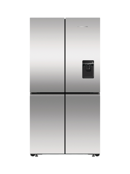 Fisher & Paykel Series 7 RF605QNUVX1 Freestanding 65/35 American Fridge Freezer, Stainless Steel, Stainless Steel