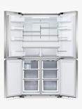 Fisher & Paykel Series 7 RF605QNUVX1 Freestanding 65/35 American Fridge Freezer, Stainless Steel