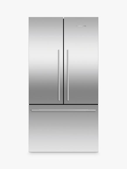 Fisher & Paykel Series 7 RF610ADX6 Freestanding 70/30 American Style Fridge Freezer, Stainless Steel, Stainless Steel