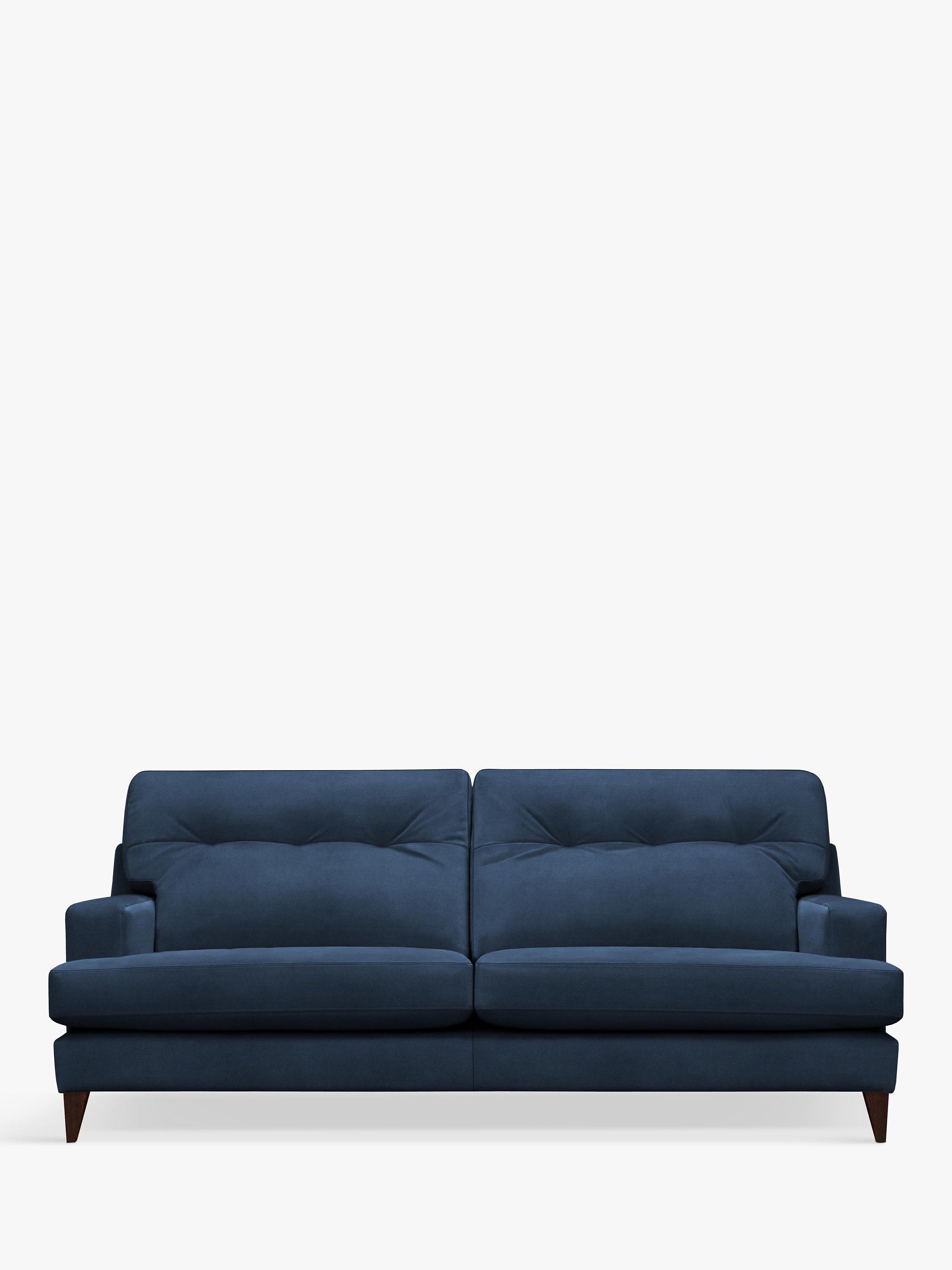 The Seventy Two Range, G Plan Vintage The Seventy Two Large 4 Seater Sofa, Dark Leg, Plush Indigo
