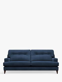 G Plan Vintage The Seventy Two Large 4 Seater Sofa, Dark Leg, Plush Indigo
