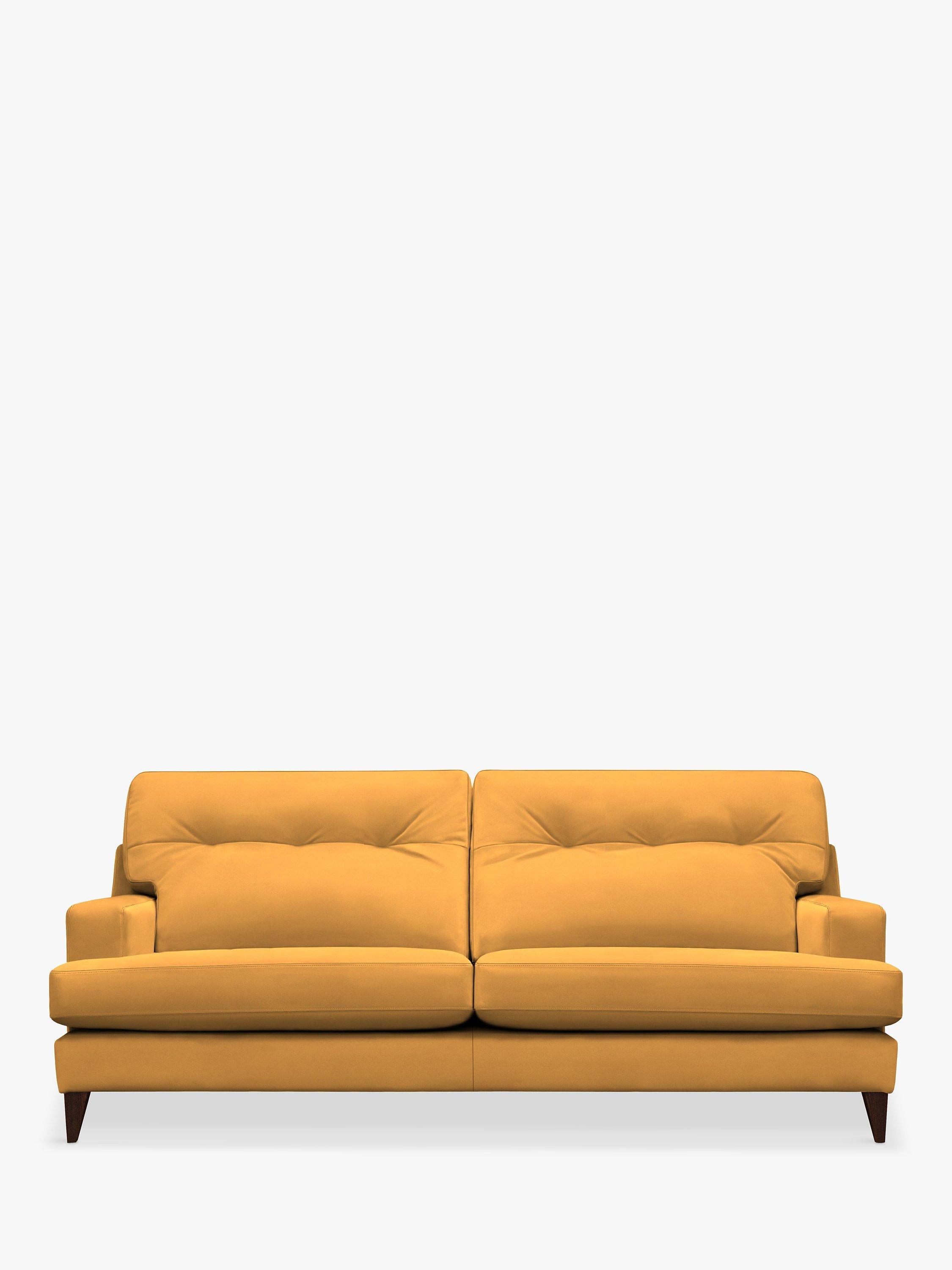 The Seventy Two Range, G Plan Vintage The Seventy Two Large 4 Seater Sofa, Dark Leg, Plush Turmeric