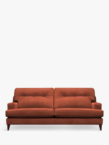 G Plan Vintage The Seventy Two Large 4 Seater Sofa, Dark Leg, Easy Clean Plush Umber