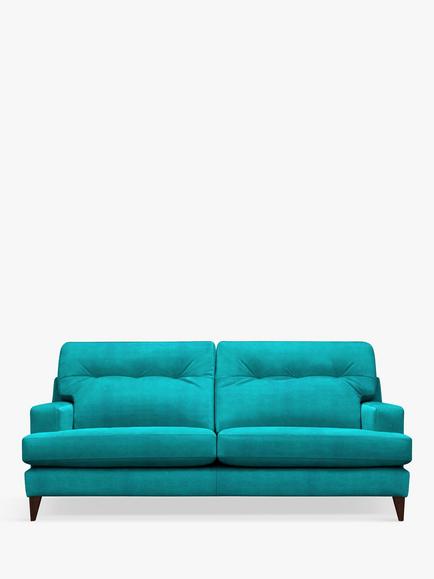 G Plan Vintage The Seventy Two Medium 3 Seater Sofa, Dark Leg, Easy Clean Plush Mallard